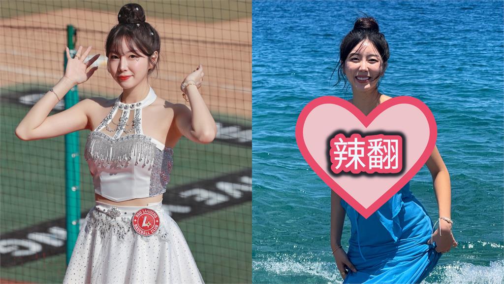 最強外掛安芝儇「海灘辣照」全曝光！胸前綁帶包不住「深溝狂炸」網：像AI…