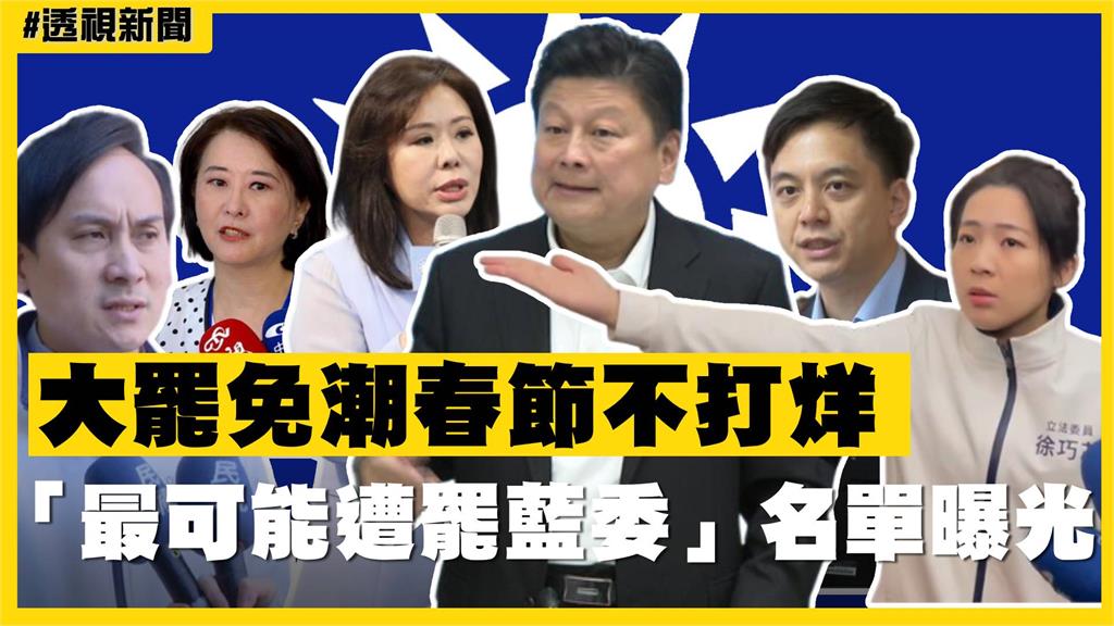 透視新聞／大罷免潮春節不打烊　「最可能遭罷藍委」名單曝光
