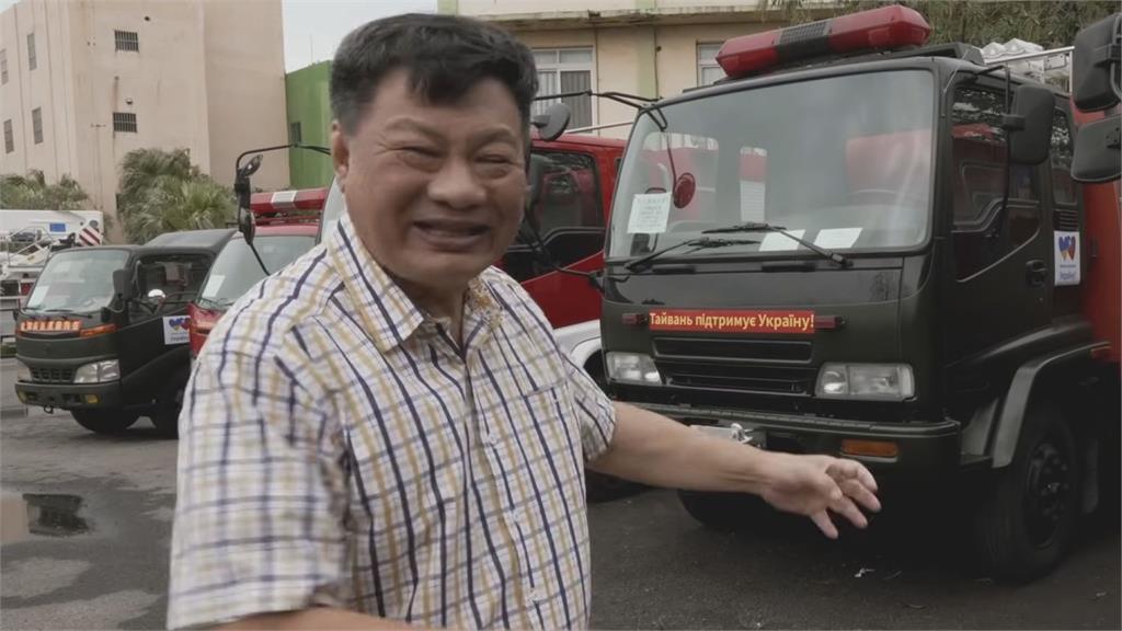 不忍看烏國受難！白璨榮代表台灣捐百輛救災車　曝心路歷程：做到做不動