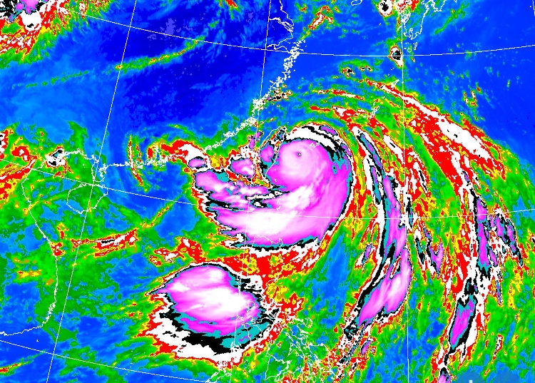 雨還不是最大...凱米尾流「厚到發紫」！ 「一圖看懂」全台易致災區域