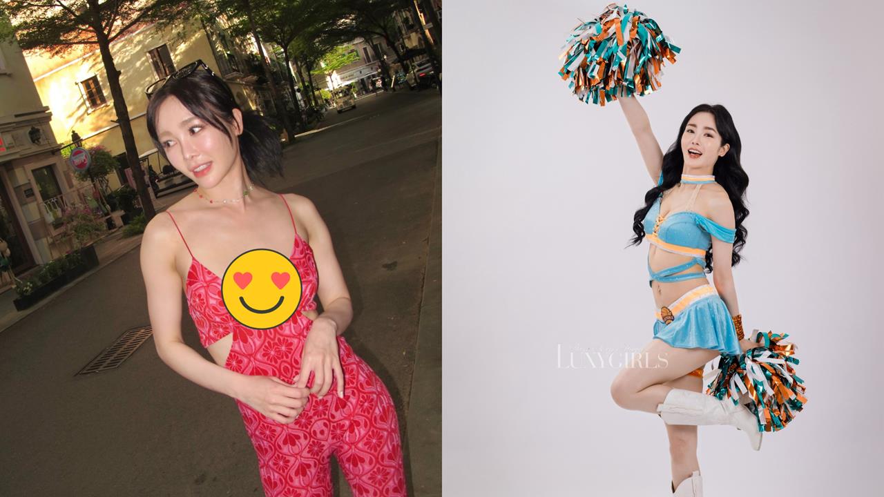 舒子晨出國穿深V+腰側挖空!她尪哀「已經結網了」嬌怨:要回來了嗎很想妳