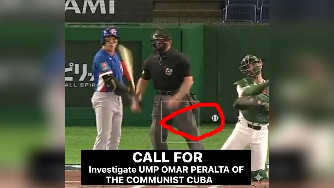 經典賽(影)／「變形蟲好球帶」引爆爭議！台灣對澳戰主審判決遭全球棒球迷質疑