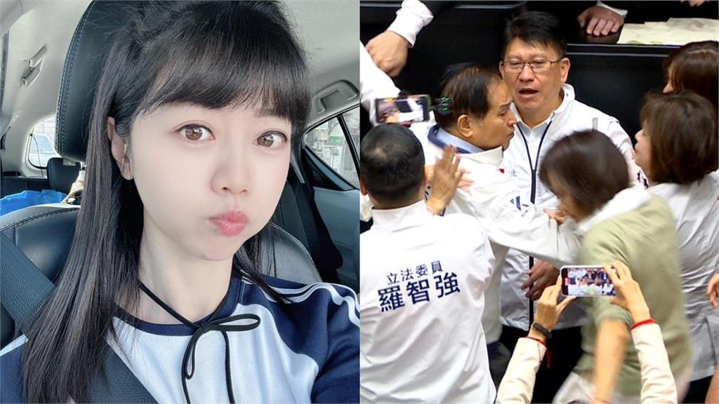 高嘉瑜生氣了！藍綠立院大亂鬥「她笑發抱嬰照」被批難怪落選火大回應
