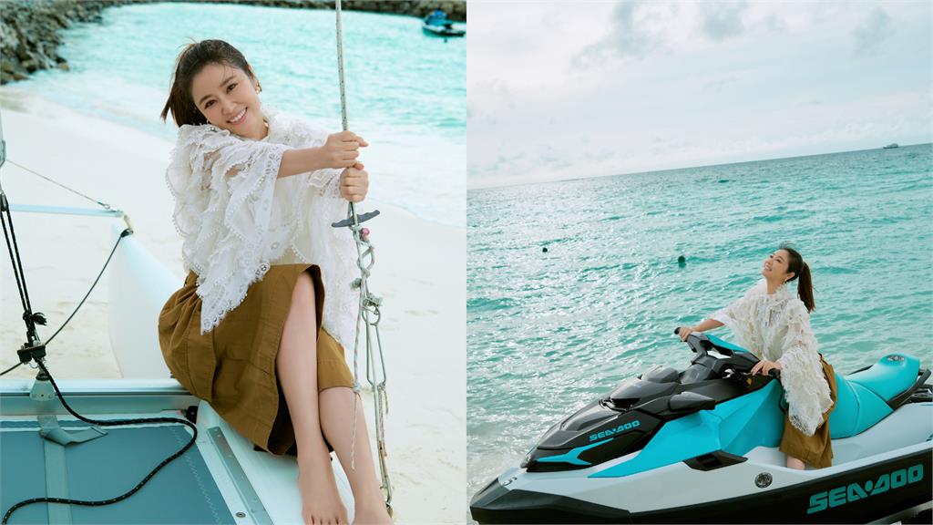 49歲凍齡女神「海上美照」曝！造型美翻粉絲讚：像極了25歲的少女