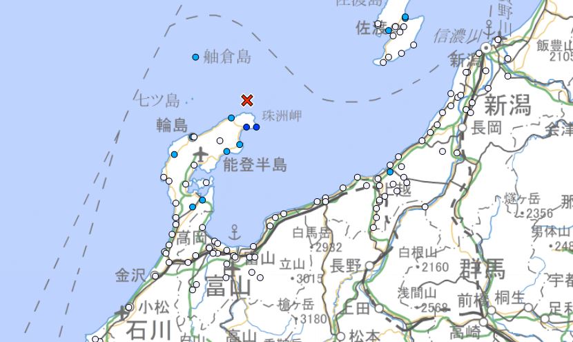 快新聞／日本石川又震！能登半島沿海規模5.1地震「最大震度3級」