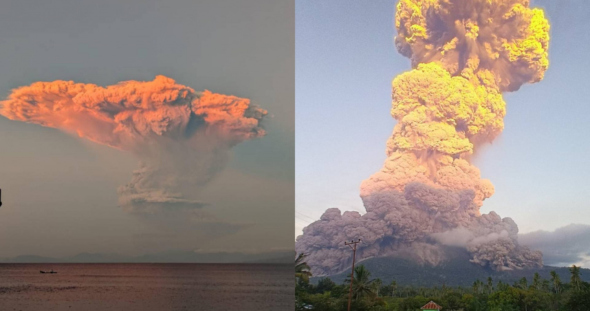 印尼火山噴發　日本氣象廳密切監控「擔憂有海嘯發生」