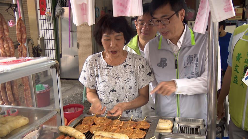 拉近年輕選民 陳其邁玩直播行銷平價美食