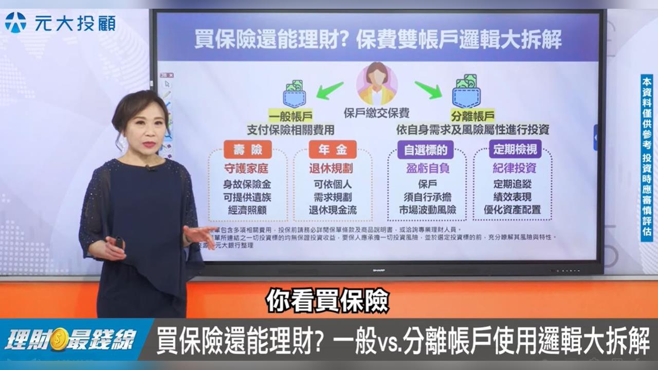 買保險也能理財? 看懂"投資型保單"