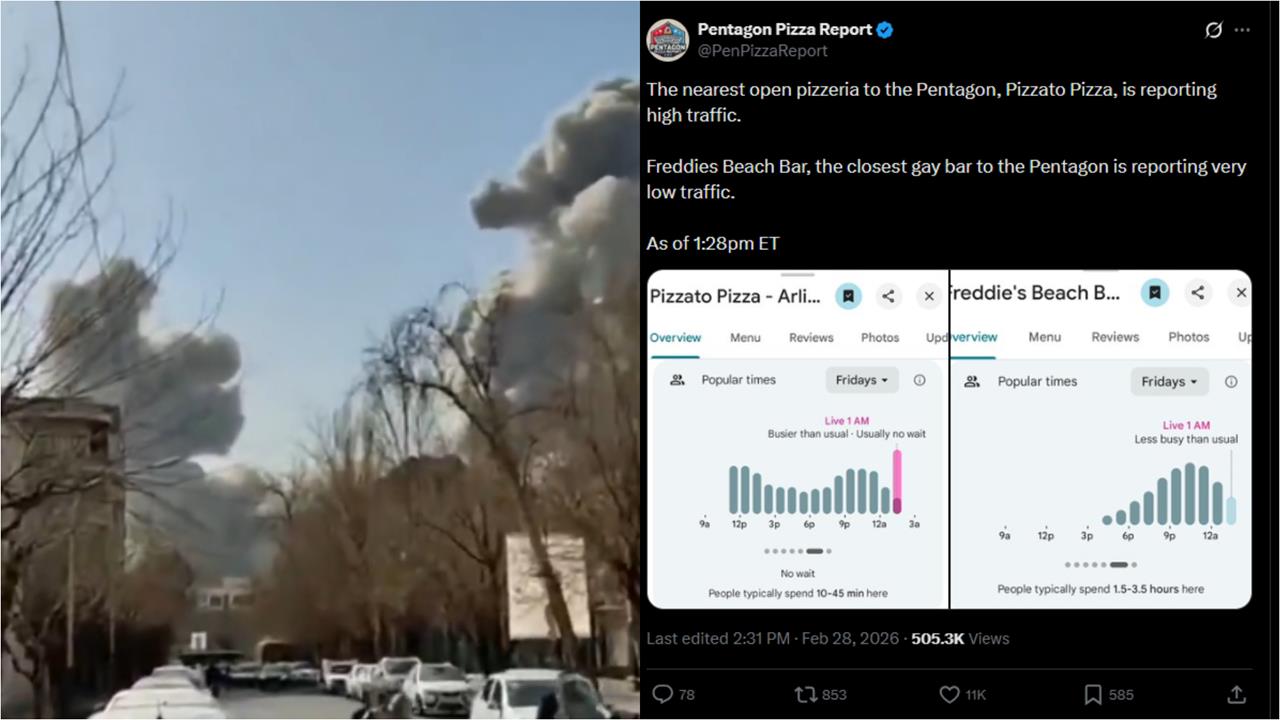 美以聯手空襲伊朗「五角大廈披薩指數」曝光！他透露：規模遠超去年6月