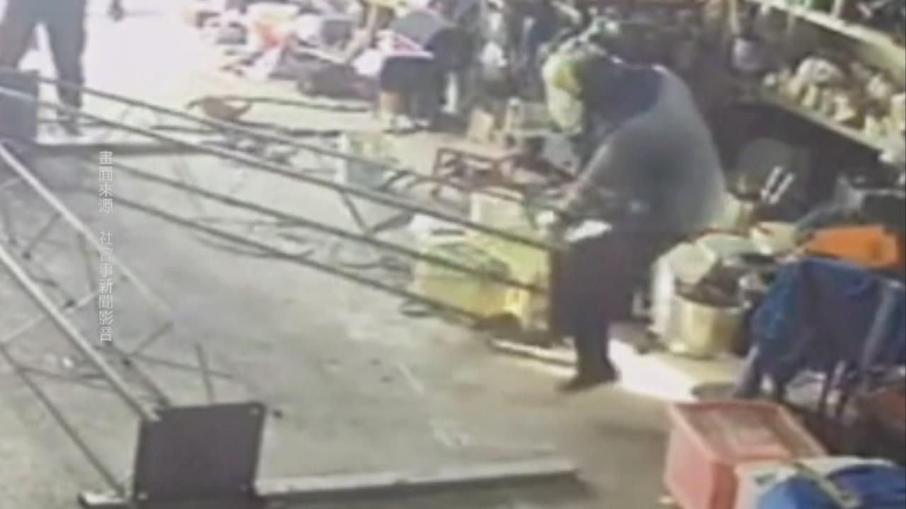 台南仁德鐵工廠觸電意外！　工人遭漏電鐵架吸附「動彈不得」