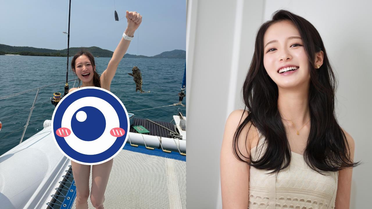 最美學霸火辣海釣！「高衩泳裝大挖空」養眼畫面瘋傳　網見1細節坐不住了：太危險