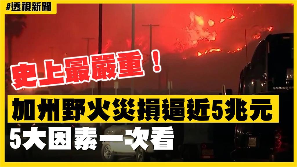 透視新聞／史上最嚴重！加州野火災損逼近5兆元　5大因素一次看