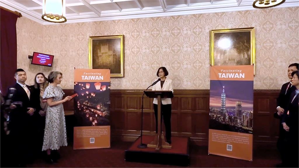 蔡英文赴英國國會演說　呼籲台英團結守護自由民主