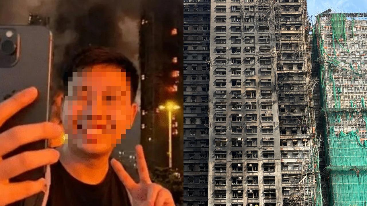 宏福苑還在燒⋯他火場背景「比YA自拍」！警逮中國籍YTR「恐判7年監禁」