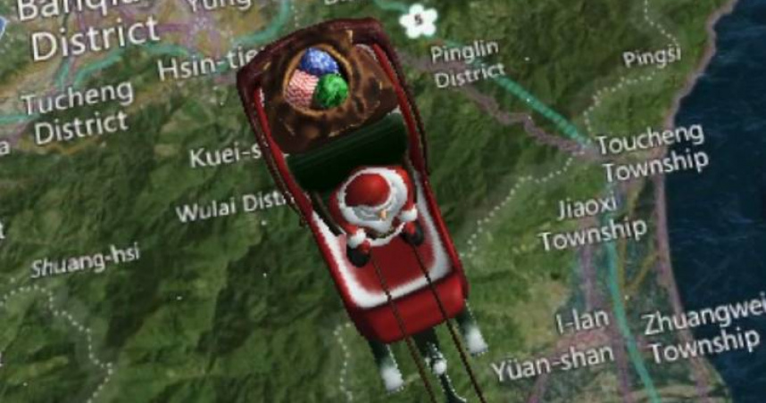 聖誕老人通過台灣上空！　國防部罕見曝飛越照：武裝部隊保持空域控制