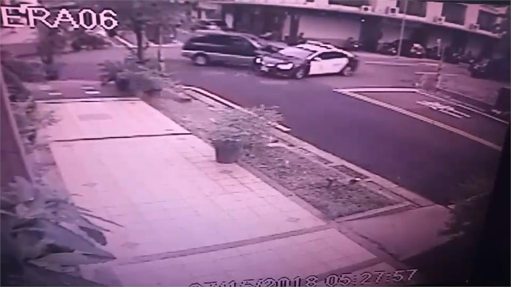 恐怖巧合！昨女子跳樓亡 隔日警車挨撞