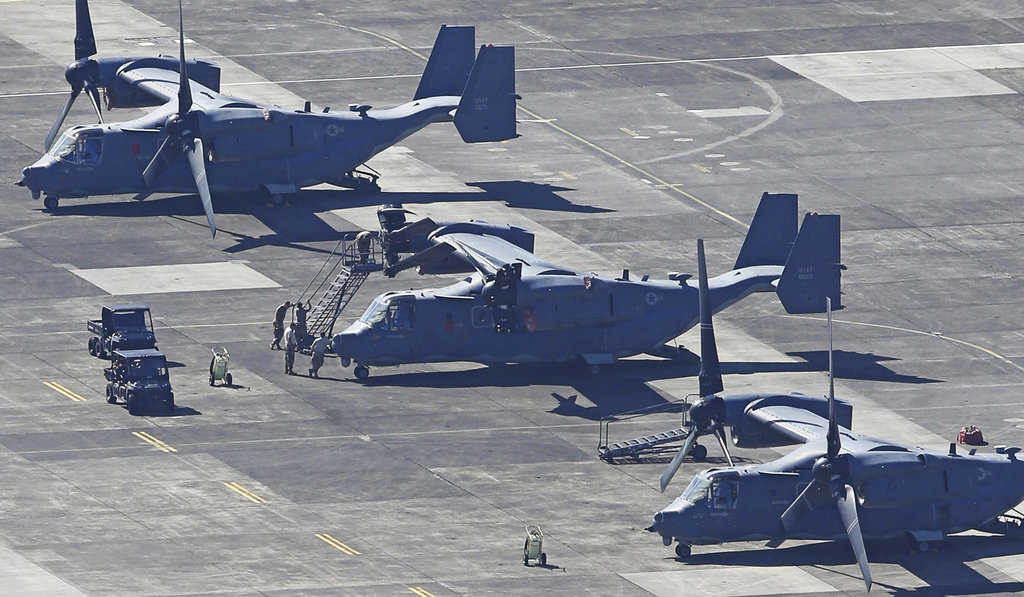 魚鷹機墜毀日本外海奪8命！　美軍宣布機隊停飛