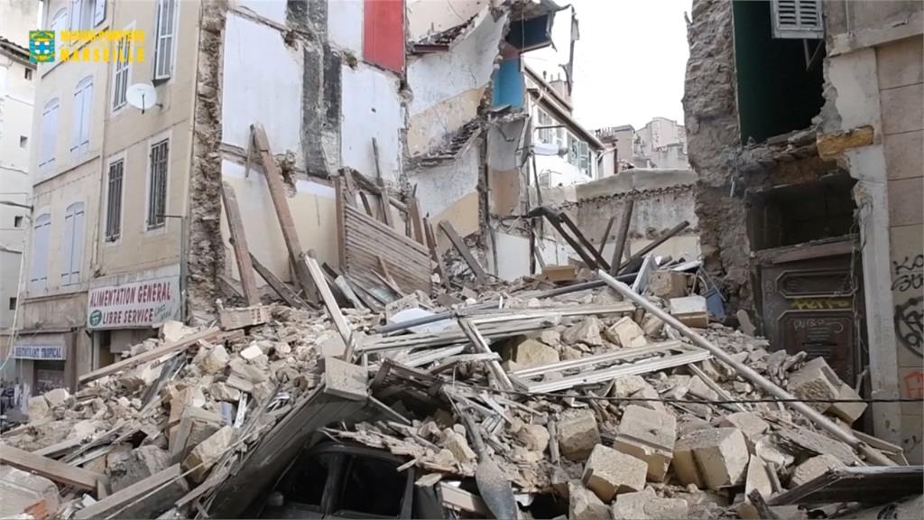 法國馬賽兩棟建築倒塌 3死至少5失蹤