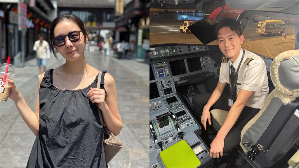 港姐衝「駕駛艙」拍照PO網炫耀遭轟！機師尪護妻解釋：停在地面、開門可拍