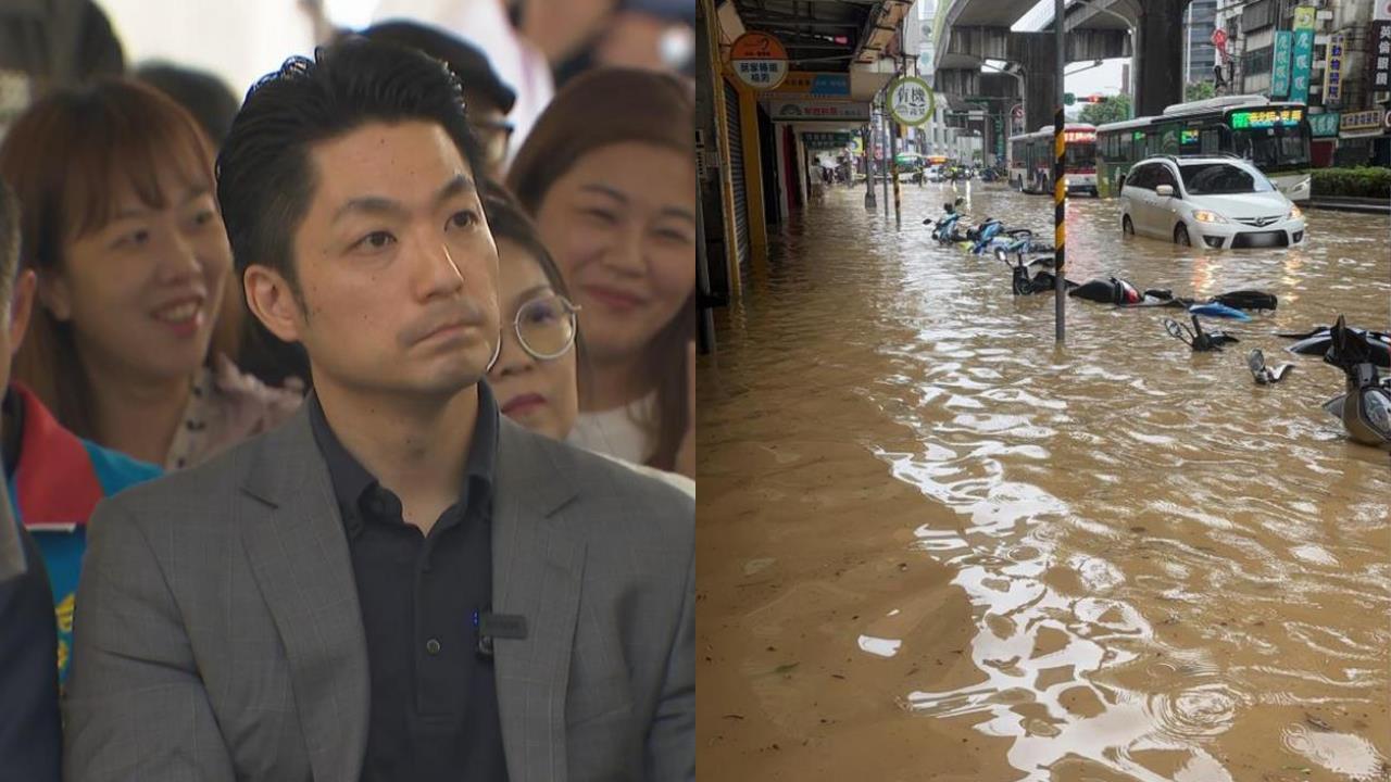內湖淹水「蔣市府也咕嚕咕嚕」？汪朗東列4點酸：李四川施政破口