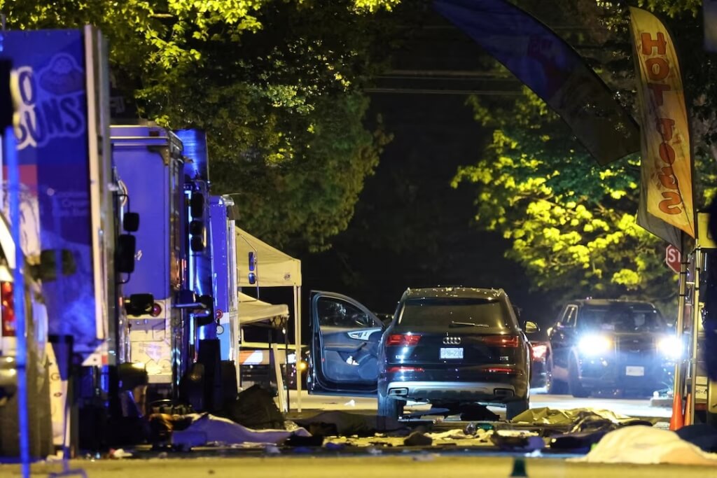 溫哥華汽車衝撞11死　加拿大媒體：犯嫌疑來自高雄
