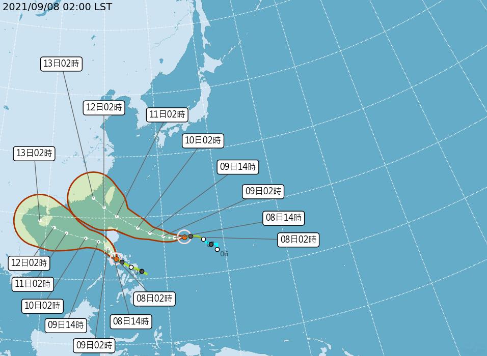 快新聞／「璨樹」轉為中度颱風　預估週四晚間發布海警、週五陸警