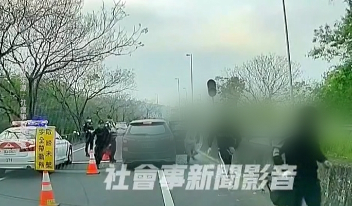 國道警攔查未繫安全帶！　6逃逸移工衝下車瘋狂逃竄