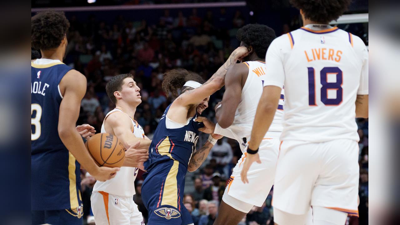 NBA(影)/身高差33公分還是照打不誤!太陽中鋒和鵜鶘後衛上演全武行雙雙遭驅離