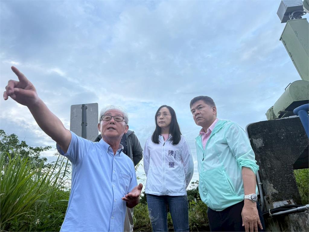 丹娜絲重創台東灌溉設施　民進黨立委陳瑩、莊瑞雄促速搶修