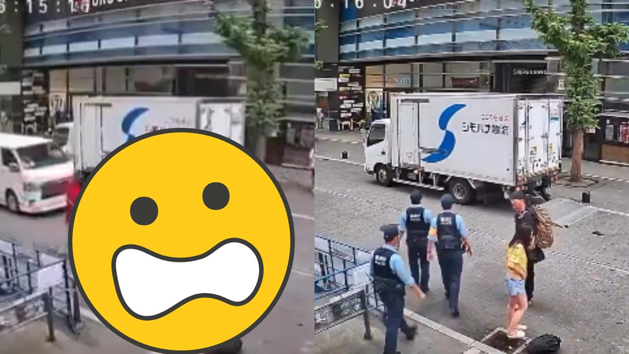 歌舞伎町短髮妹「當街脫褲露臀」排水孔解放！3日警路過竟冷眼放生…畫面瘋傳網炸鍋
