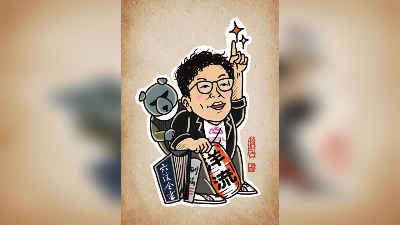 快新聞／真的好想要！「沈伯洋貼紙」獲瘋搶　作者再製「洋流」徽章發送