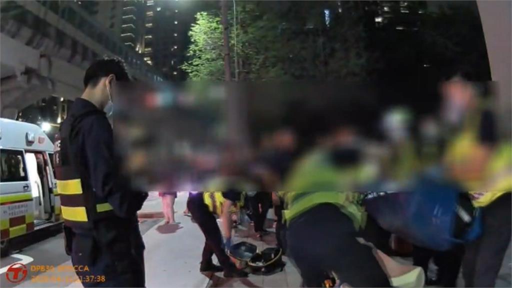 台中６０歲男散步突倒地失去生命跡象　警消合力救回