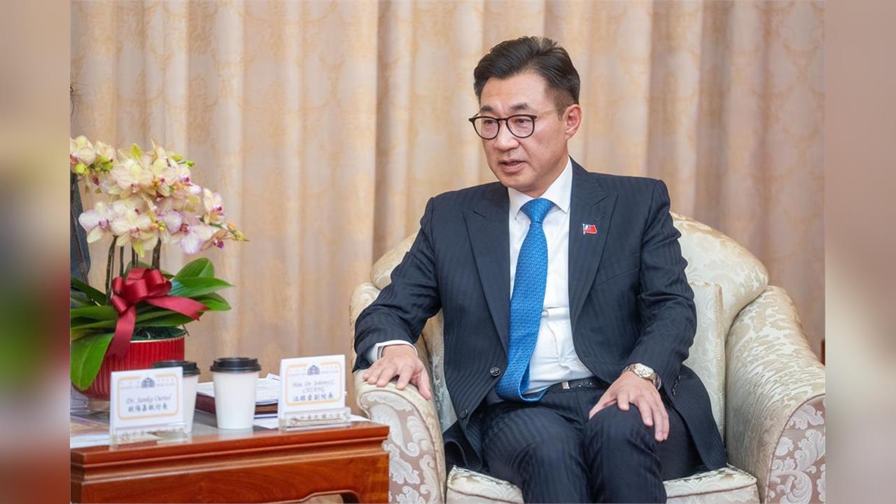 最新/江啟臣正式表態了!宣布參選台中市長 和楊瓊瓔爭取藍營提名