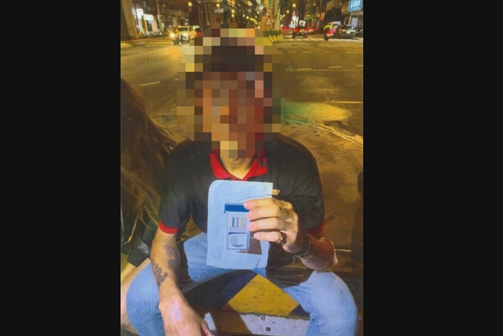 機車雙載路口追撞前車　31歲男騎士涉毒駕身藏依托咪酯菸彈