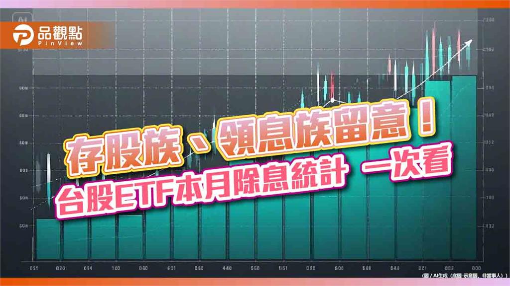 台股ETF除息召集令！19檔一表掌握　00923現金殖利率3.5%最高 
