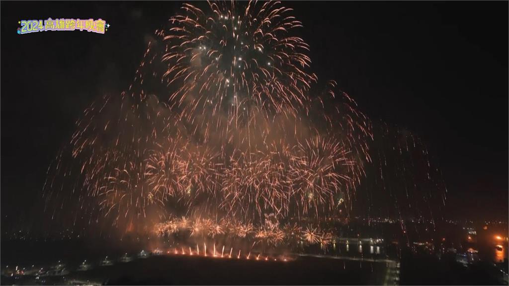 LIVE／高雄夢時代250秒煙火跨年！　絢爛奪目迎美好新年