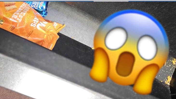 詭異！販賣機投錢⭢拿零食⭢手「被咬」？竟是「這1物」跑進去