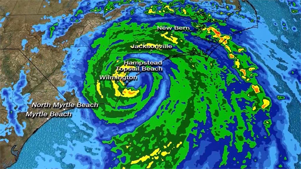 颶風佛羅倫斯奪5命  續襲美國東南部4天