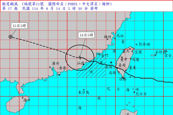 颱風楊柳過境  台南溪北地區近6000戶待修復電