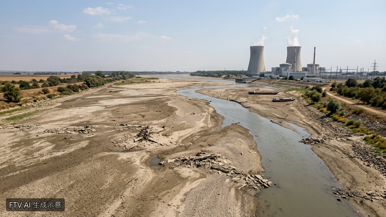 多瑙河乾旱告急　羅馬尼亞「沉船引水」助核電廠再撐9天