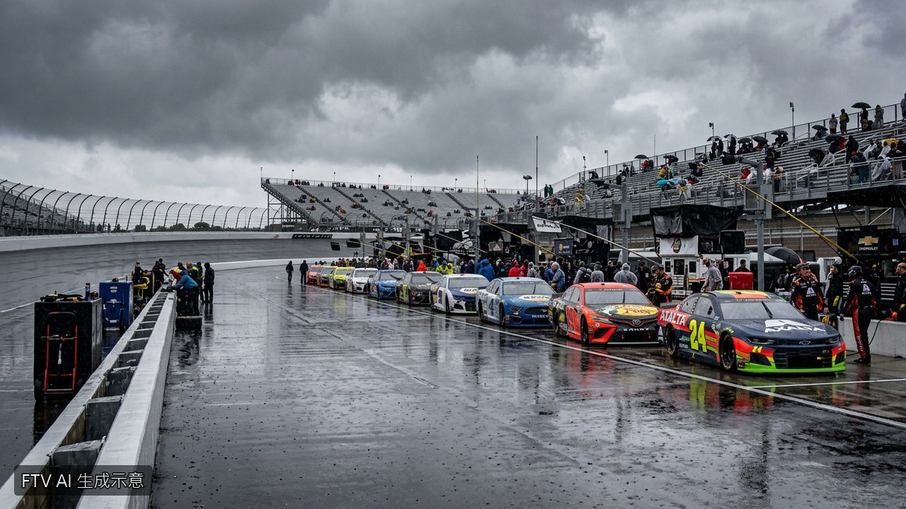 NASCAR堪薩斯站排位賽遇雨取消 Joey Logano搶下竿位起跑