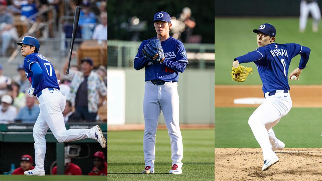 MLB(影)／超夢幻！道奇日本3星同場出賽　大谷敲安朗希飆速159奪5K