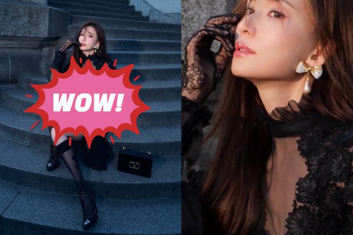 50歲林志玲辣翻巴黎時裝週！黑紗「高衩透視裝」美貌秒殺全場