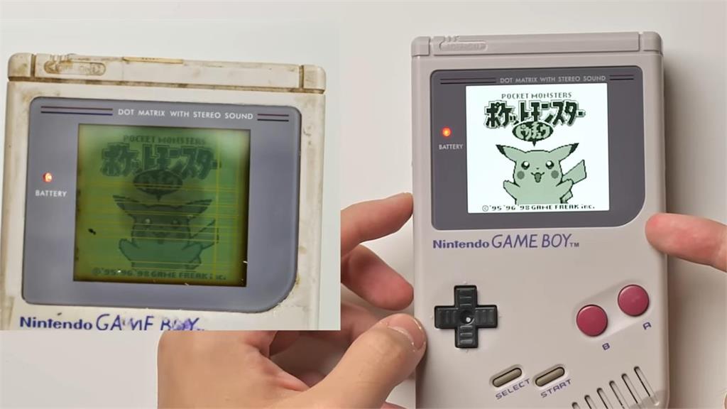 童年回憶！修復15年前GameBoy　「高清版皮卡丘」跳出網淚喊：太懷念