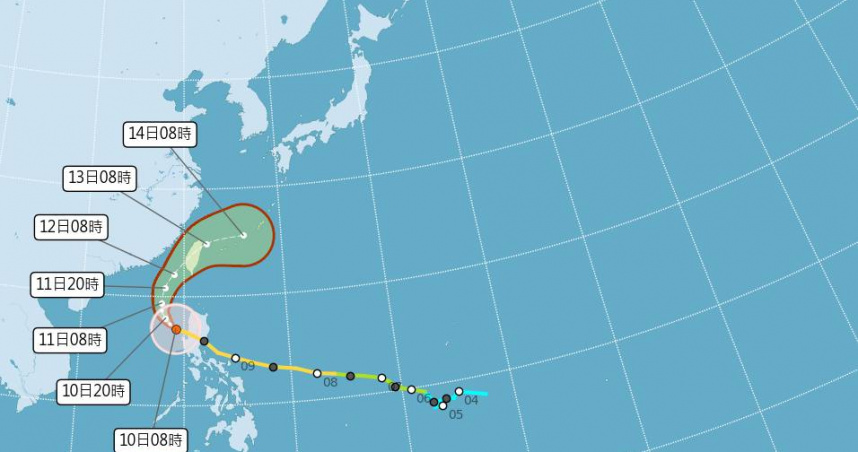 鳳凰路徑南修「提早登陸」！最新暴風圈侵襲率出爐　北北基數字變了