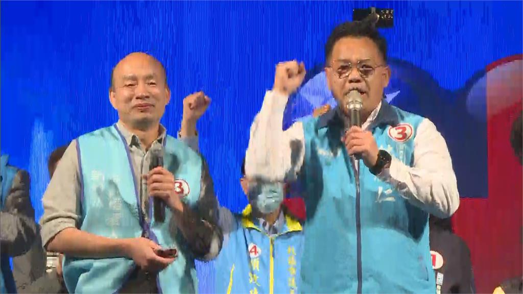 那個男人來了！新竹合體林耕仁　韓國瑜開酸朱學恒「有人要打死我」