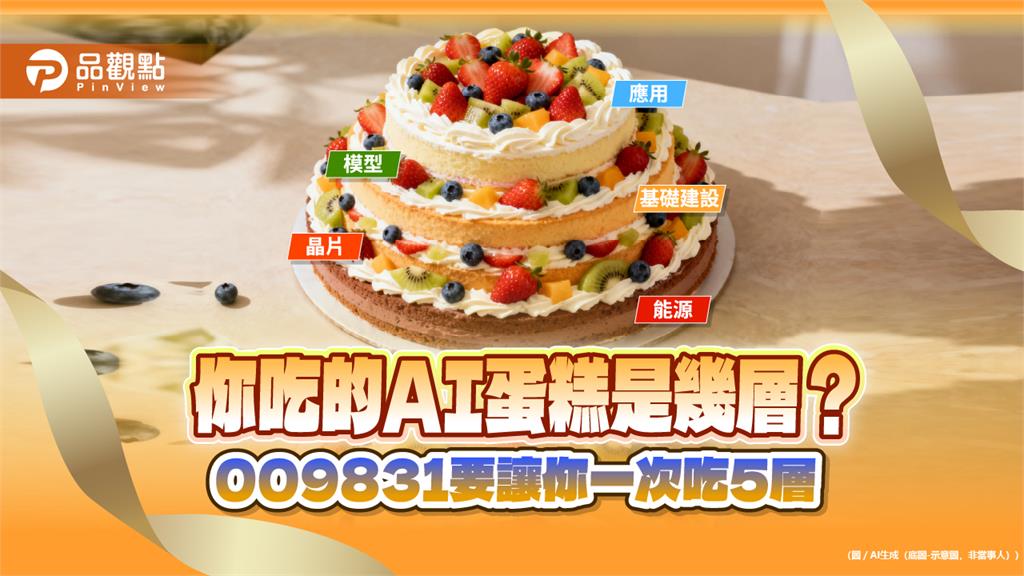 009831開募！精選全球50檔電力算力股　AI五層蛋糕通吃