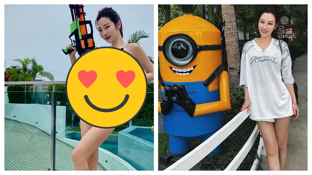 曾莞婷泳裝照1.5萬人線上圍觀　黑色「挖空泳衣」秀42歲體態：打水仗！
