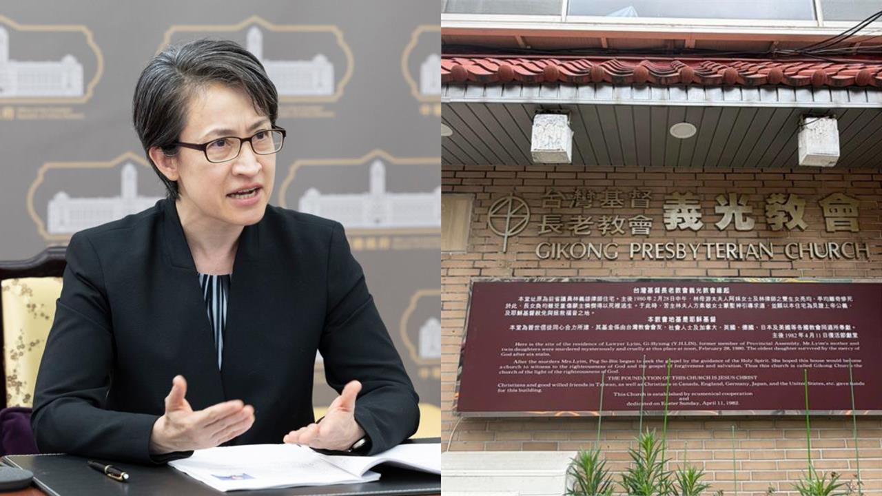 賈永婕獨訪義光教會直呼慚愧！蕭美琴吐露178字心聲：當時我們都還小