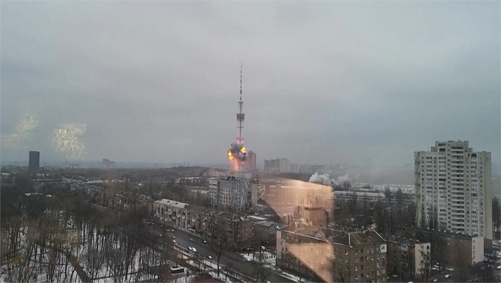 基輔電視塔被炸5平民喪命 美估烏俄戰事恐惡化